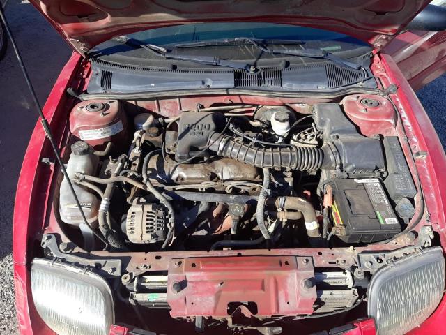 1G2JB124XY7445311 - 2000 PONTIAC SUNFIRE SE RED photo 7