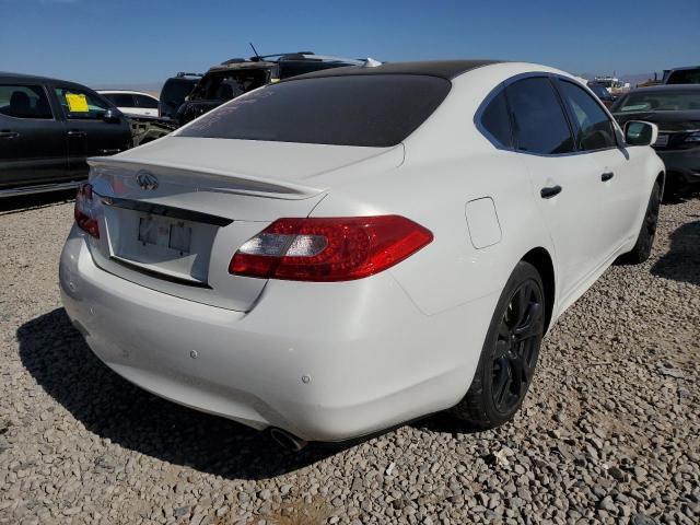 JN1BY1AR5DM600180 - 2013 INFINITI M37 X WHITE photo 4