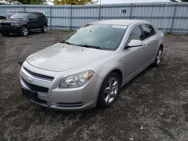 1G1ZH57B58F292668 - 2008 CHEVROLET MALIBU 1LT ვერცხლისფერი ფოტო 2