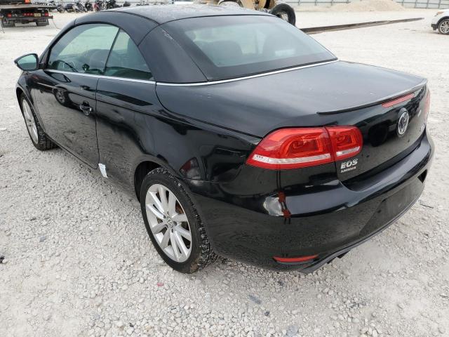 WVWBW7AH5CV006307 - 2012 VOLKSWAGEN EOS KOMFOR 黑色 照片 3