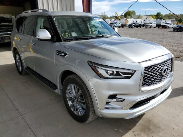 JN8AZ2NE5L9254396 - 2020 INFINITI QX80 LUXE SILVER photo 1