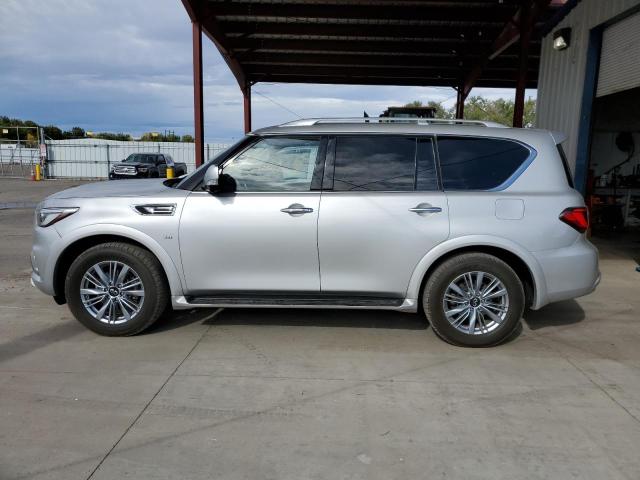 JN8AZ2NE5L9254396 - 2020 INFINITI QX80 LUXE SILVER photo 9