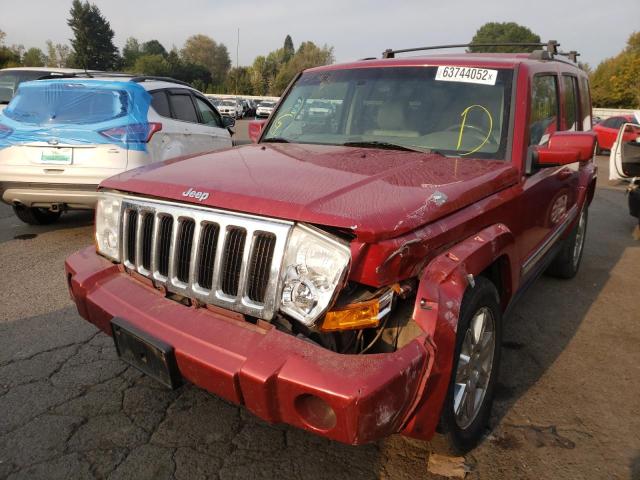 1J4RG5GTXAC153219 - 2010 JEEP COMMANDER 红色 照片 2