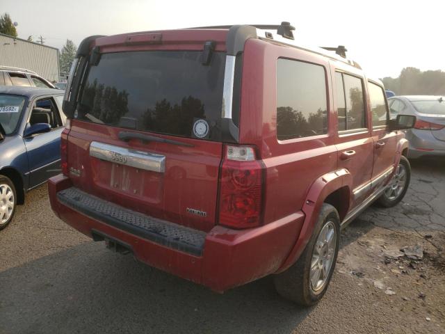 1J4RG5GTXAC153219 - 2010 JEEP COMMANDER 红色 照片 4