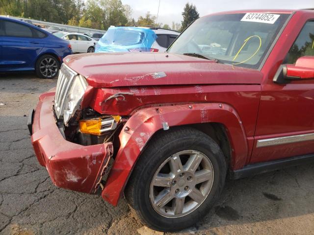 1J4RG5GTXAC153219 - 2010 JEEP COMMANDER 红色 照片 9