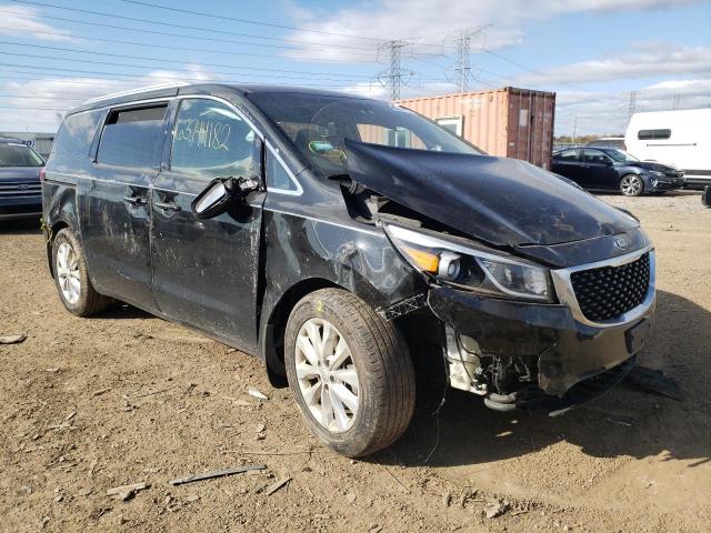 KNDMC5C14G6157483 - 2016 KIA SEDONA BLACK photo 1