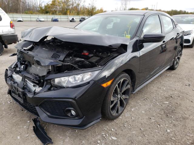 SHHFK7H4XHU411731 - 2017 HONDA CIVIC SPOR BLACK photo 2
