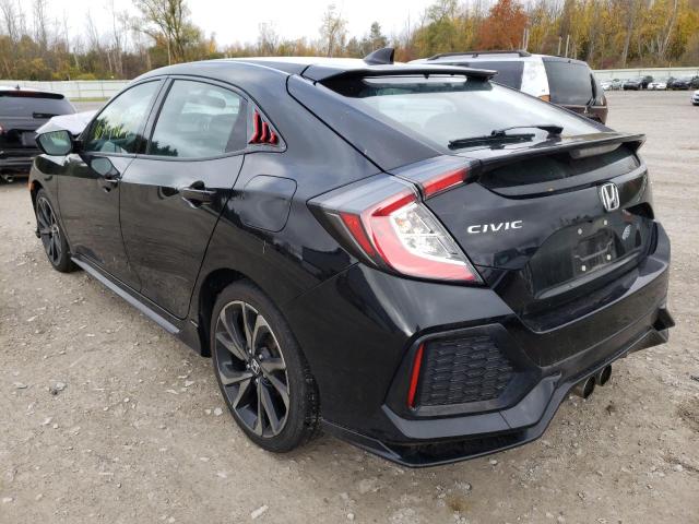 SHHFK7H4XHU411731 - 2017 HONDA CIVIC SPOR BLACK photo 3