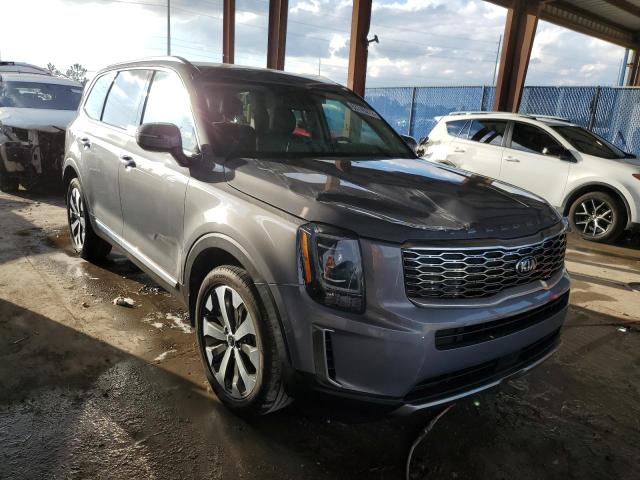 5XYP64HC6MG139794 - 2021 KIA TELLURIDE GRAY photo 1