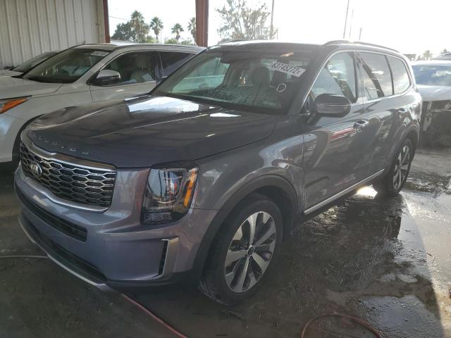 5XYP64HC6MG139794 - 2021 KIA TELLURIDE GRAY photo 2