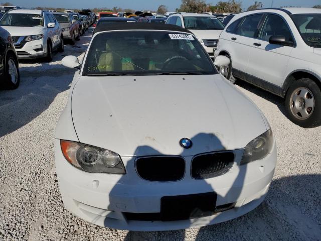 WBAUN13599VH81357 - 2009 BMW 128 I WHITE photo 5