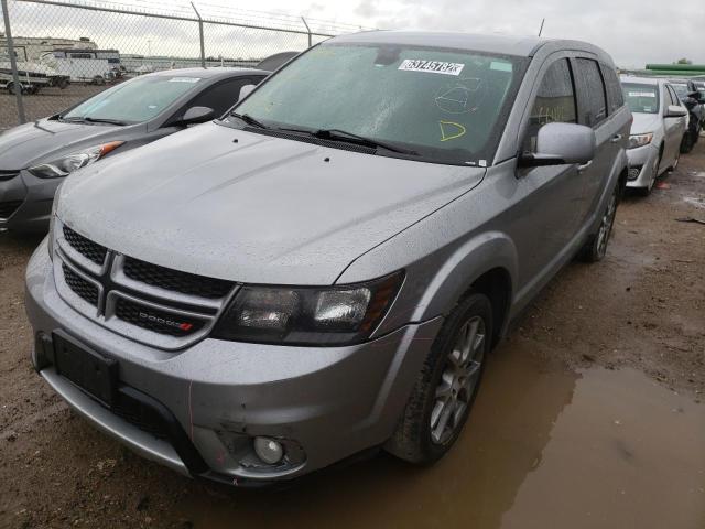 3C4PDDEG8KT759002 - 2019 DODGE JOURNEY GT GRAY photo 2