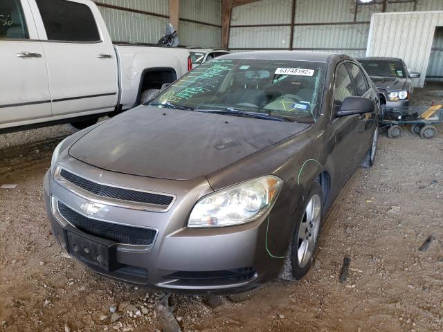 1G1ZB5EB8A4128207 - 2010 CHEVROLET MALIBU LS GRAY photo 2