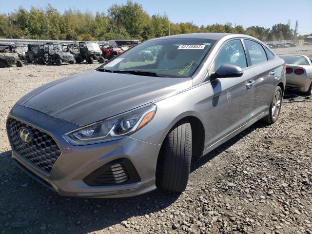 5NPE34AF4KH787161 - 2019 HYUNDAI SONATA LIM GRAY photo 2