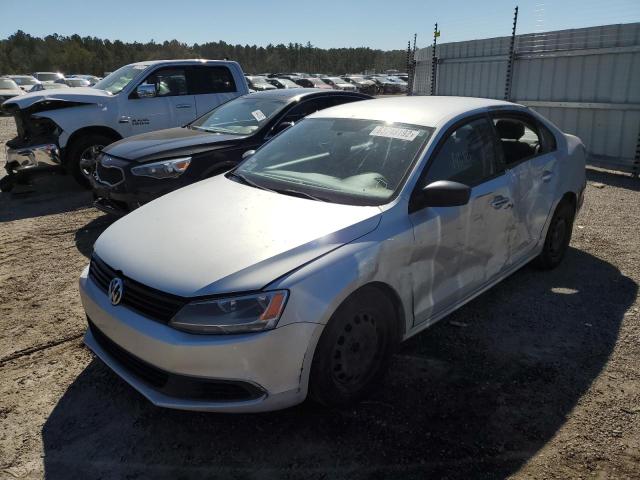 3VW1K7AJ2BM072829 - 2011 VOLKSWAGEN JETTA BASE SILVER photo 2