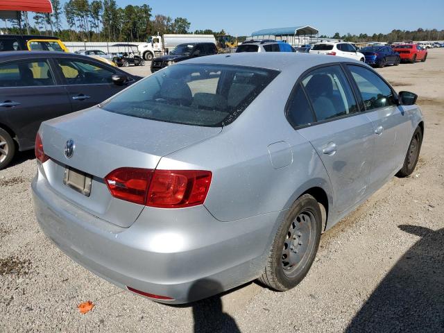 3VW1K7AJ2BM072829 - 2011 VOLKSWAGEN JETTA BASE SILVER photo 4
