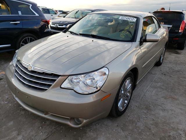 1C3LC65M58N101735 - 2008 CHRYSLER SEBRING LI TAN photo 2