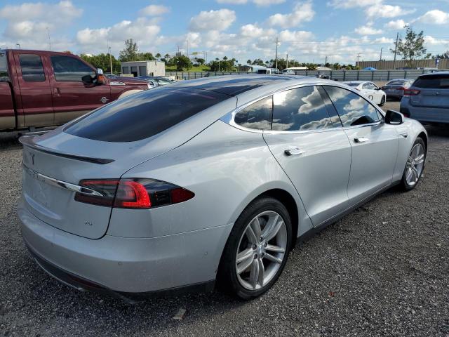 5YJSA1E10GF131177 - 2016 TESLA MODEL S SILVER photo 4
