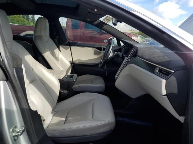 5YJSA1E10GF131177 - 2016 TESLA MODEL S SILVER photo 5