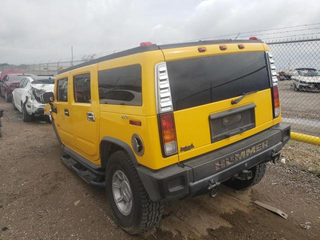 5GRGN23U03H117320 - 2003 HUMMER H2 YELLOW photo 3