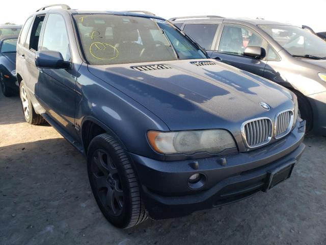 5UXFB33533LH42975 - 2003 BMW X5 4.4I BLUE photo 1