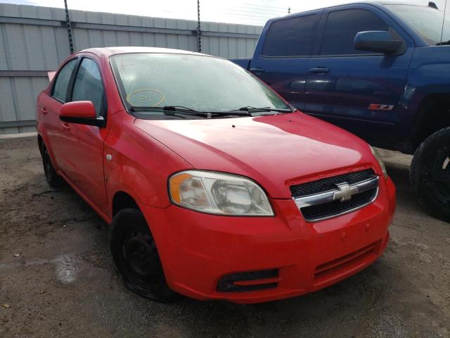 KL1TD56648B064608 - 2008 CHEVROLET AVEO BASE RED photo 1