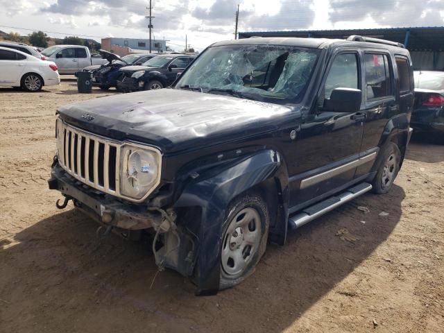 1J8GN58K68W281385 - 2008 JEEP LIBERTY LI BLACK photo 2