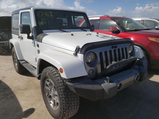 1C4AJWAG7EL236652 - 2014 JEEP WRANGLER S WHITE photo 1