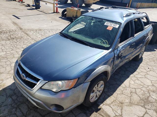 4S4BP60C796337143 - 2009 SUBARU OUTBACK BLUE photo 9