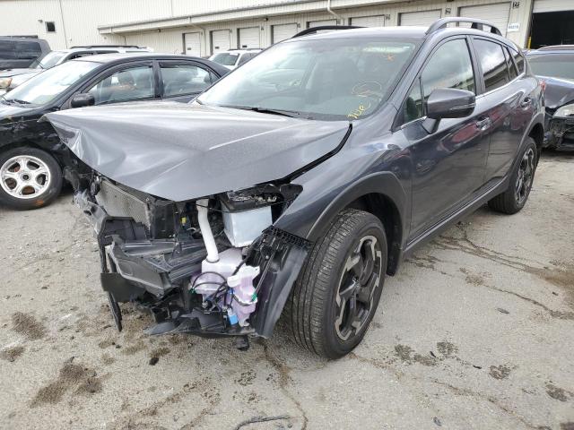 JF2GTHMCXM8244577 - 2021 SUBARU CROSSTREK GRAY photo 2