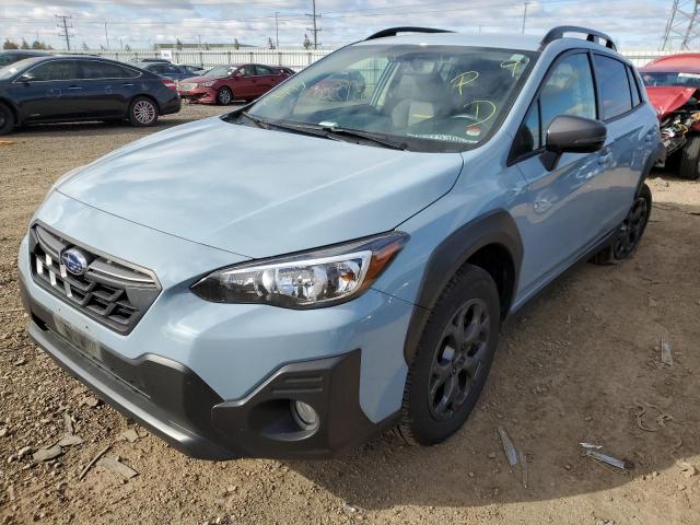 JF2GTHRC9MH270385 - 2021 SUBARU CROSSTREK BLUE photo 2