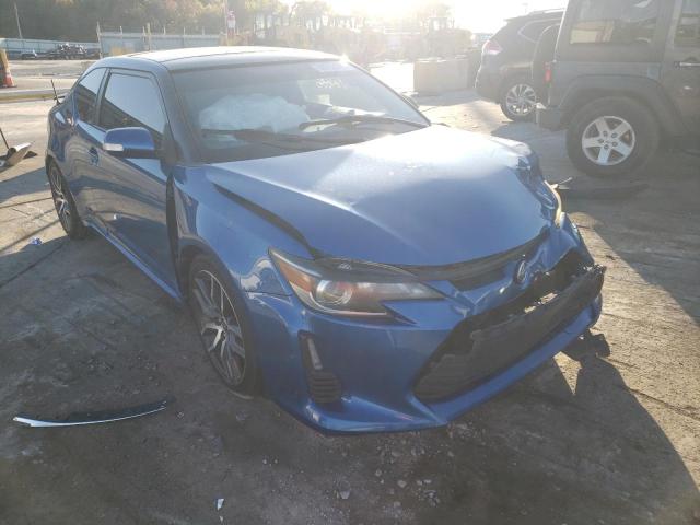 JTKJF5C73FJ013345 - 2015 TOYOTA SCION TC BLUE photo 1
