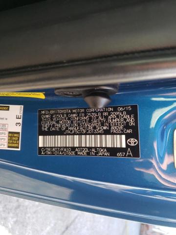 JTKJF5C73FJ013345 - 2015 TOYOTA SCION TC BLUE photo 10