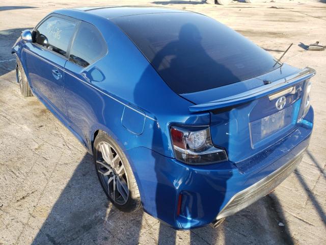 JTKJF5C73FJ013345 - 2015 TOYOTA SCION TC BLUE photo 3