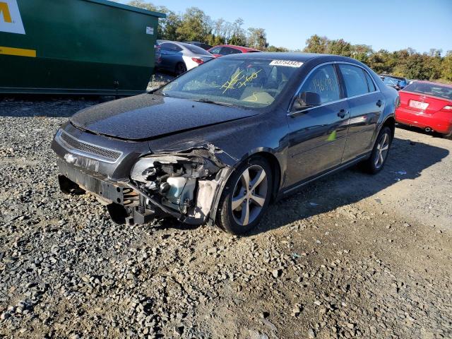 1G1ZC5EU9BF106303 - 2011 CHEVROLET MALIBU 1LT შავი ფოტო 2