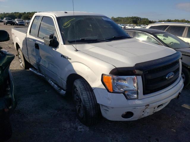 1FTEX1CM1DFD53159 - 2013 FORD F150 SUPER WHITE photo 1