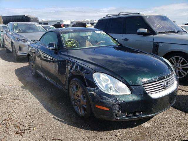 JTHFN48Y020022238 - 2002 LEXUS SC 430 GREEN photo 1