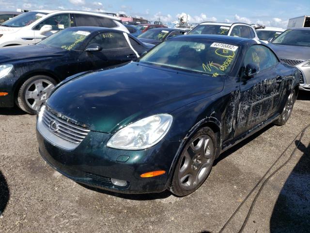 JTHFN48Y020022238 - 2002 LEXUS SC 430 GREEN photo 2