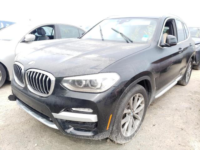 5UXTR9C53KLD99195 - 2019 BMW X3 XDRIVE3 BLACK photo 2