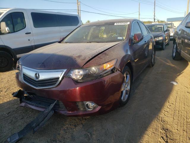 JH4CU2F69CC021181 - 2012 ACURA TSX TECH MAROON photo 2