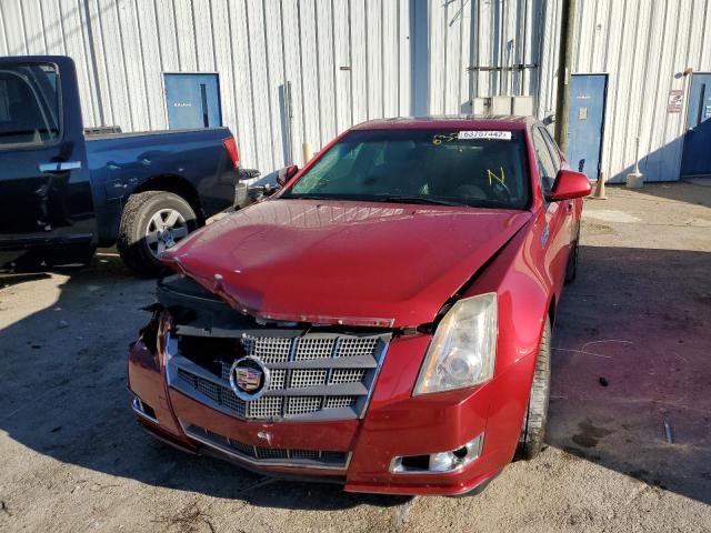 1G6DP5EV8A0103959 - 2010 CADILLAC CTS PREMIU MAROON photo 2