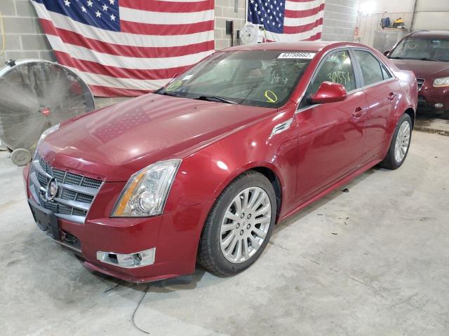 1G6DL5EV5A0116017 - 2010 CADILLAC CTS PERFOR წითელი ფოტო 2