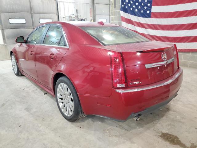 1G6DL5EV5A0116017 - 2010 CADILLAC CTS PERFOR წითელი ფოტო 3