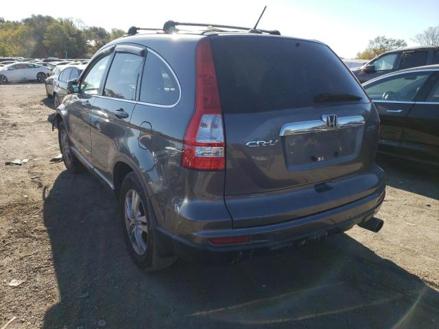 5J6RE4H75BL009449 - 2011 HONDA CR-V EXL GRAY photo 3