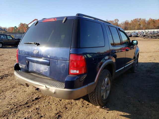 1FMZU74K74UC14509 - 2004 FORD EXPLORER E BLUE photo 4