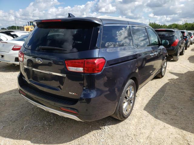 KNDME5C16F6030758 - 2015 KIA SEDONA SXL GRAY photo 4