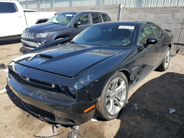 2C3CDZBT3LH118433 - 2020 DODGE CHALLENGER BLACK photo 2