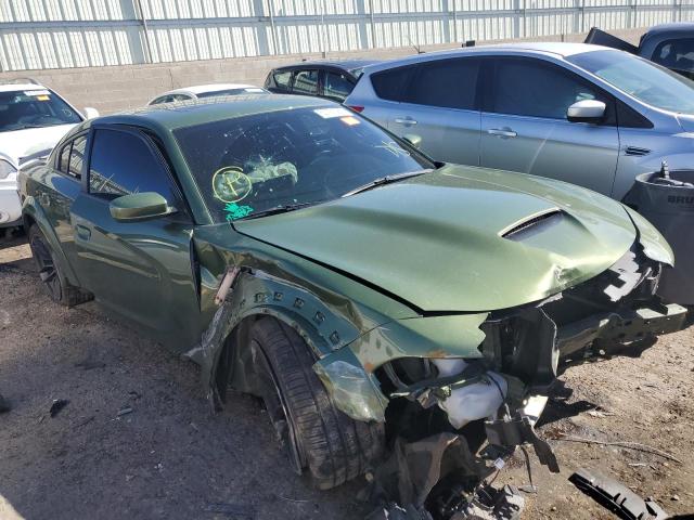 2C3CDXGJ3MH645658 - 2021 DODGE CHARGER SC GREEN photo 1