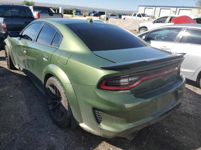 2C3CDXGJ3MH645658 - 2021 DODGE CHARGER SC GREEN photo 3