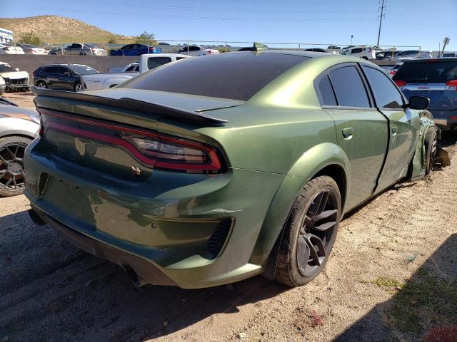 2C3CDXGJ3MH645658 - 2021 DODGE CHARGER SC GREEN photo 4